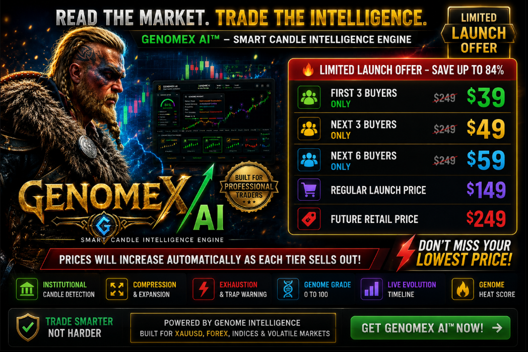 Genomex AI MT5 chart screenshot